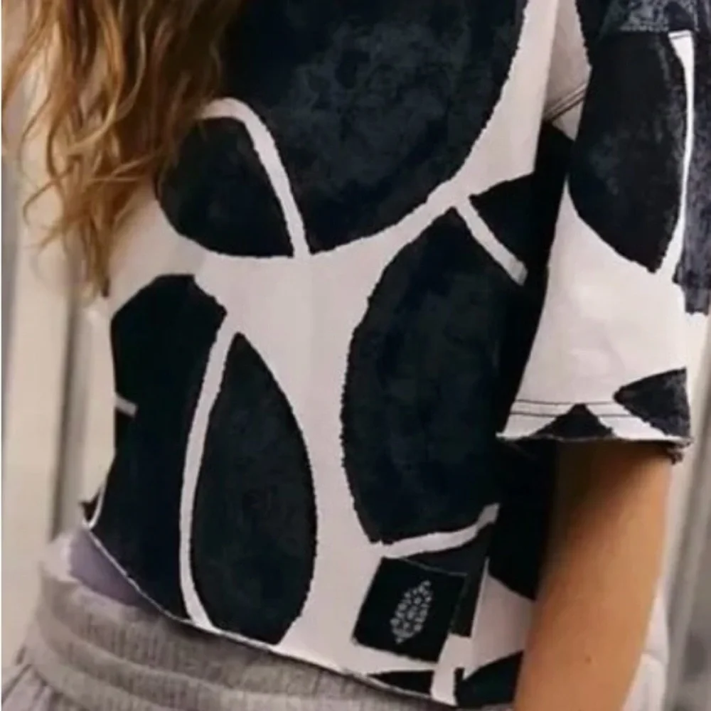 NWT! Free People Movement Inspired Printed Tee; Racquet Combo; Size Medium - Picture 4 of 13